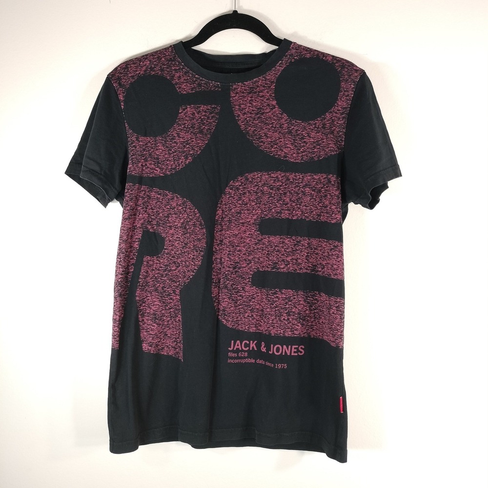 Jack & Jones Core Mens T-Shirt Graphic Print Short Sleeve Crew Neck